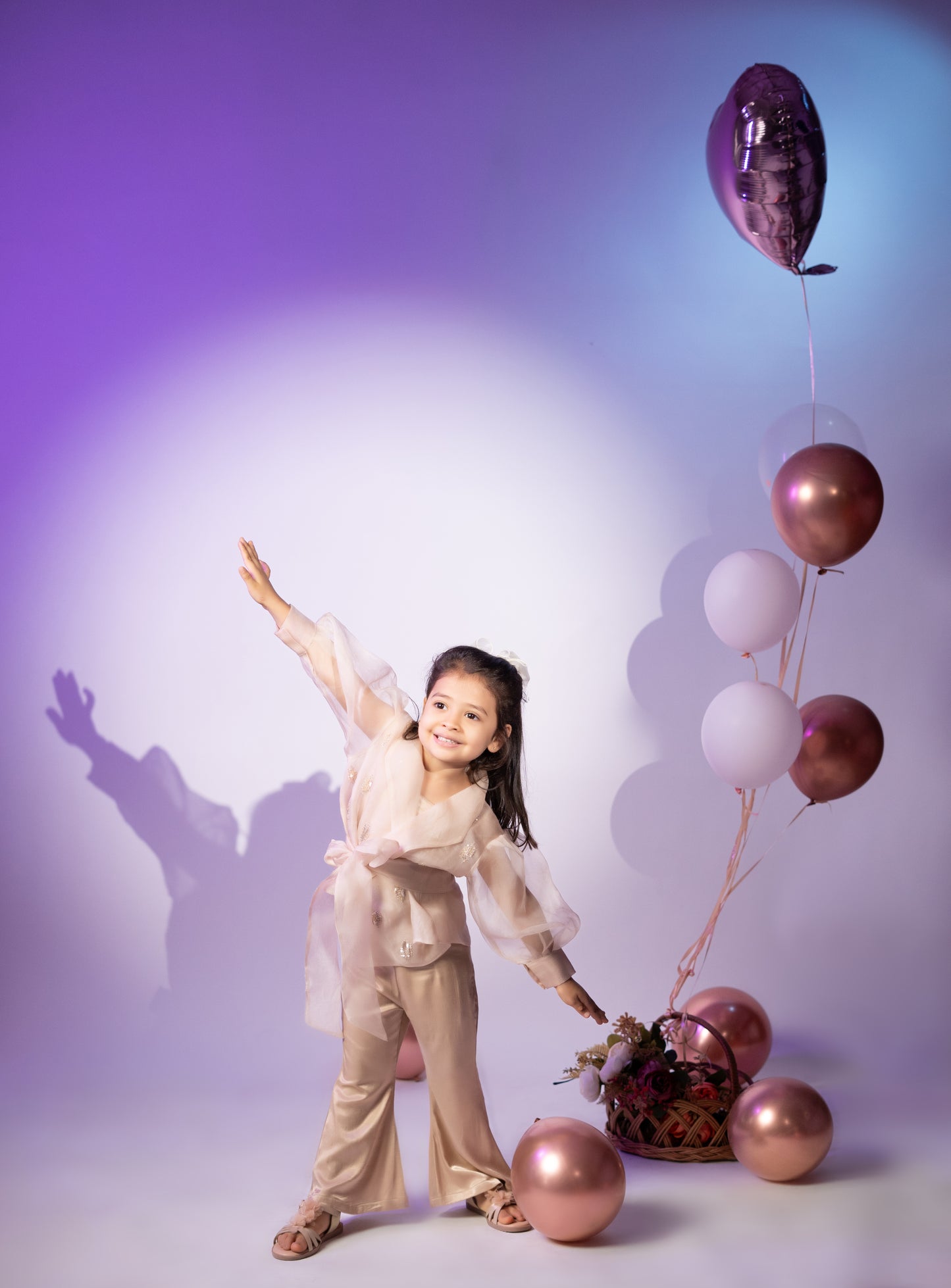 Organza Overcoat Set
